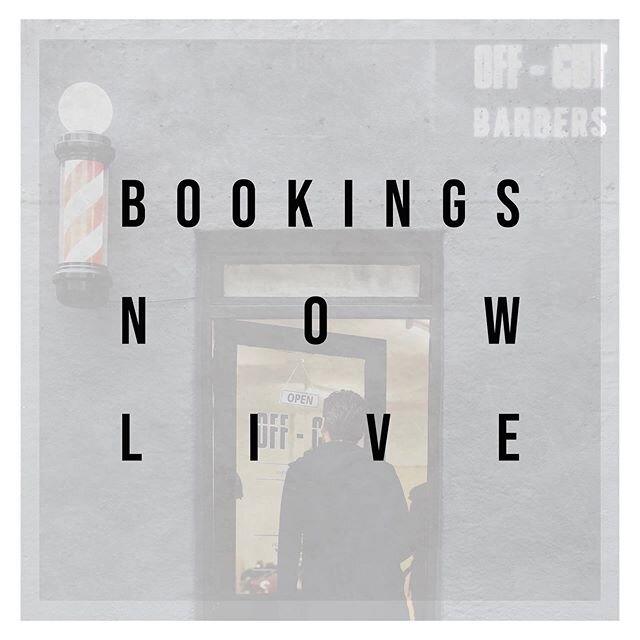 BOOKINGS NOW LIVE‼️ - Our reopening date of Saturday 4th July is now confirmed &amp; our all new booking system is now LIVE! &mdash;&mdash;&mdash;&mdash;&mdash;&mdash;&mdash; To book press Book Now on our Profile, Hit the Link In Bio, Head to the Web