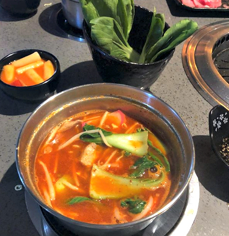 Hot Pot is an Asian cooking method, prepared with a simmering pot of soup stock at the dining table. Here at K-Pot we have blended the exquisite tastes of Korean cuisine and Asian Hot Pot with a modern, intimate and chic atmosphere! Grab your family 