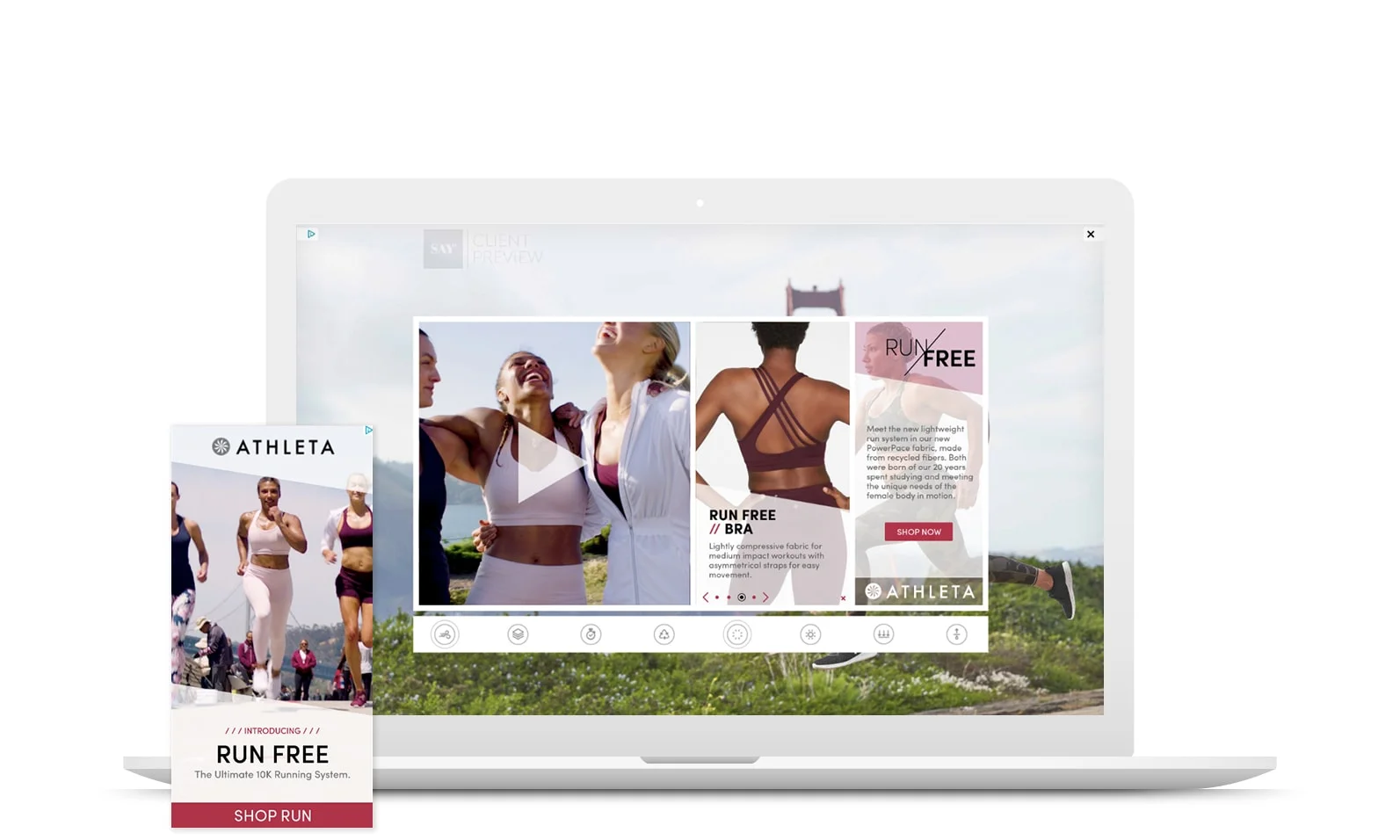 ADFRAMES FOR ATHLETA (Copy)