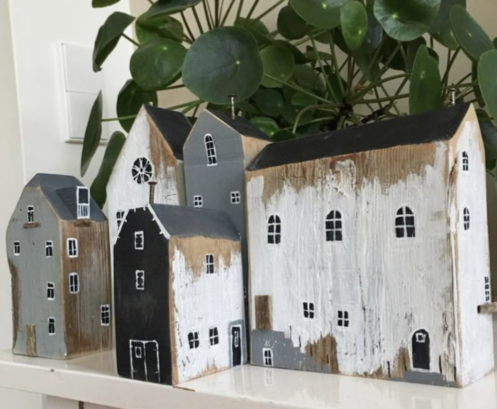 Creative Workshop - Painting Wooden Village Houses