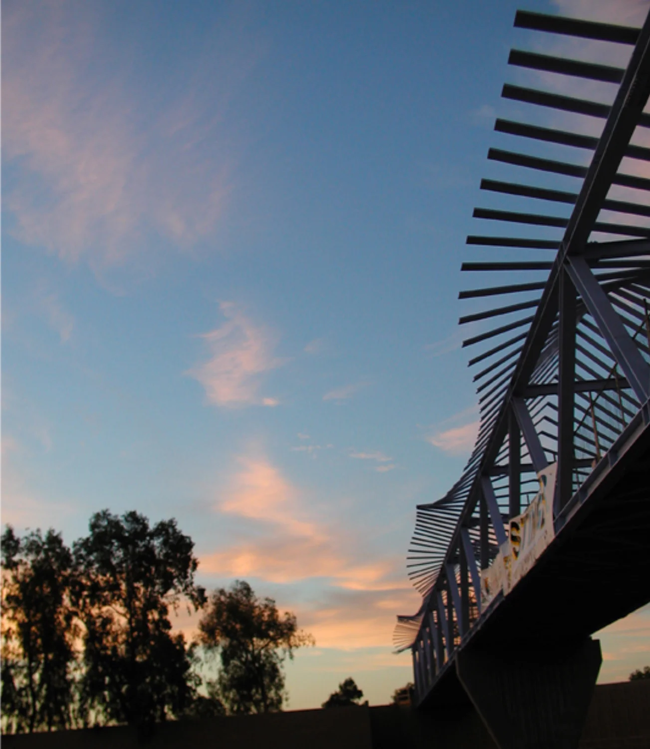 FLY OVER PEDESTRIAN BRIDGE, Tempe Arizona 2004