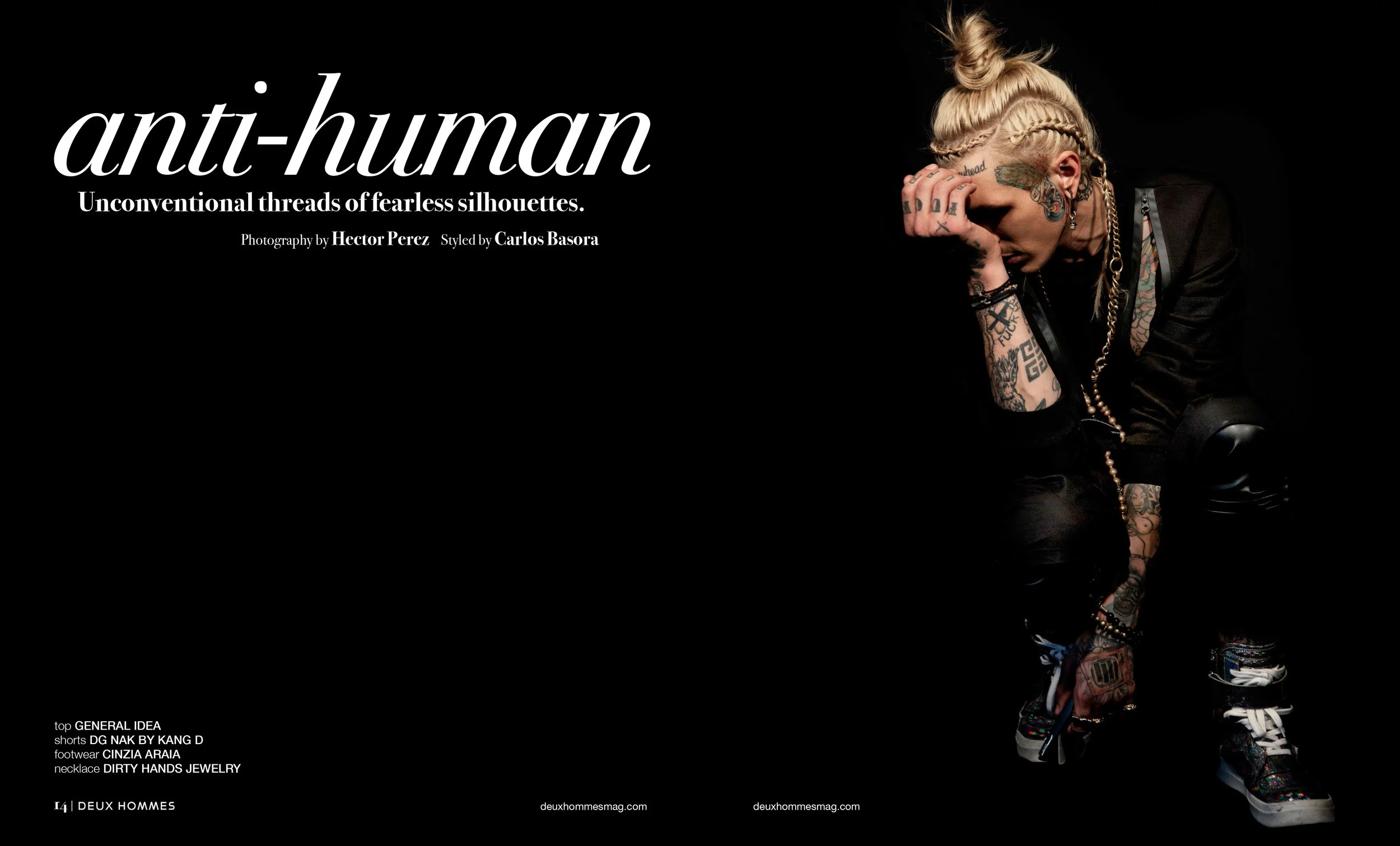  MODEL: BRADLEY SOILEAU  PUBLICATION: DEUX HOMMES 