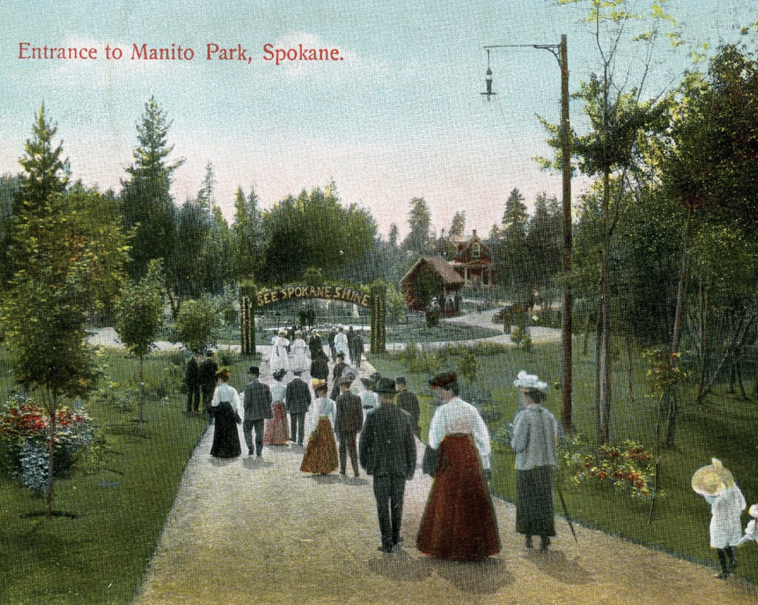 MANITO PARK The promenade of yesteryear’s gentry, the ground for Manito Park is lovingly laid with undertones of greenery and musk. Then, scents from the award-winning rose and lilac gardens waft on the breeze to mingle with exotic jasmine and Victorian tuberose in a turn-of-the-scent-ury blend that’s anything but old fashioned.