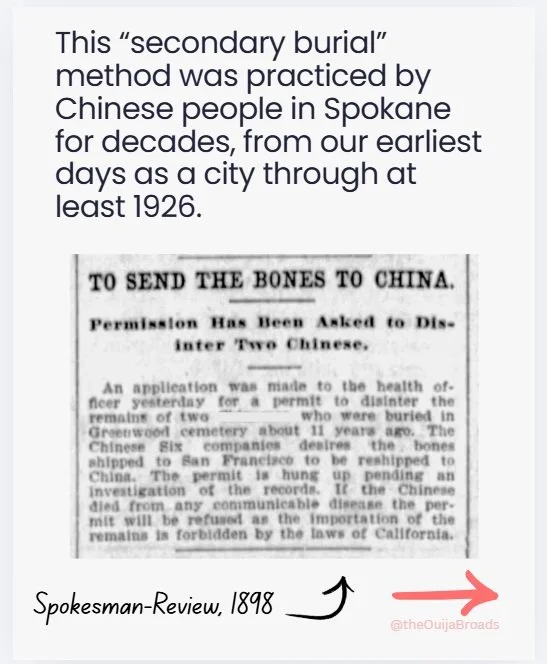 To Send the Bones to China [Newspaper clipping]