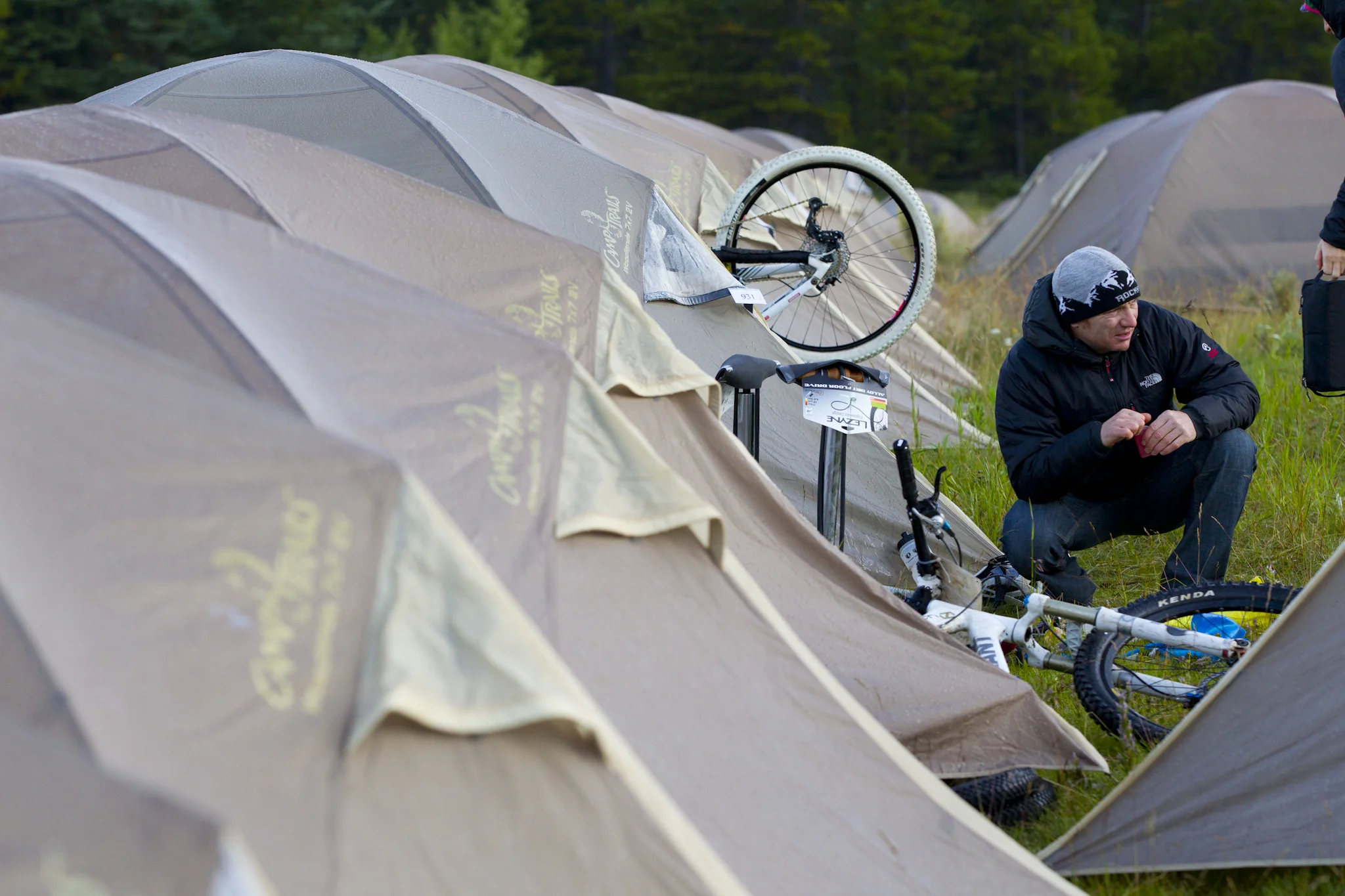 TransRockies mountain bike stage race – camp and transportation support