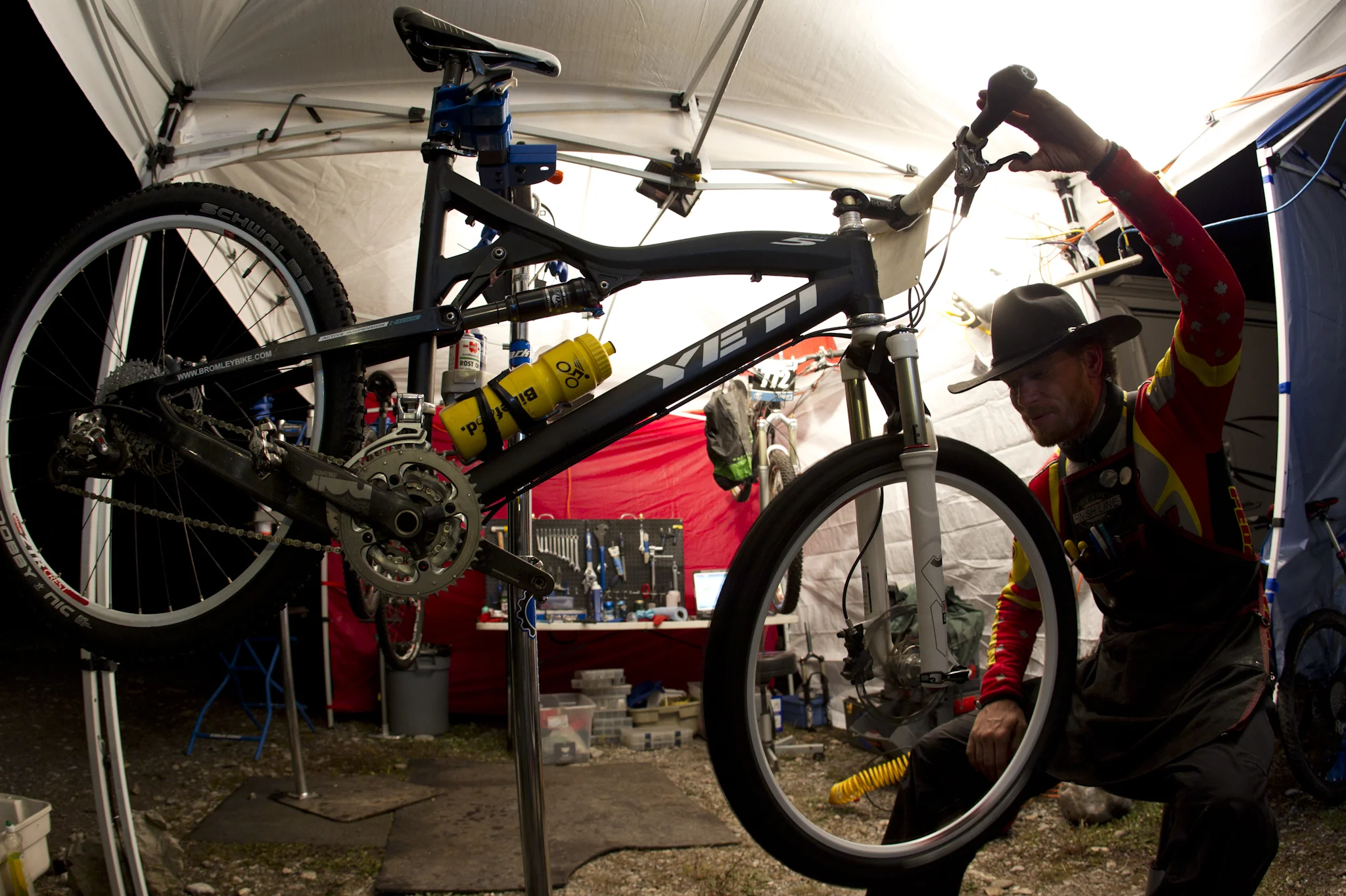 TransRockies mountain bike stage race – mechanical support
