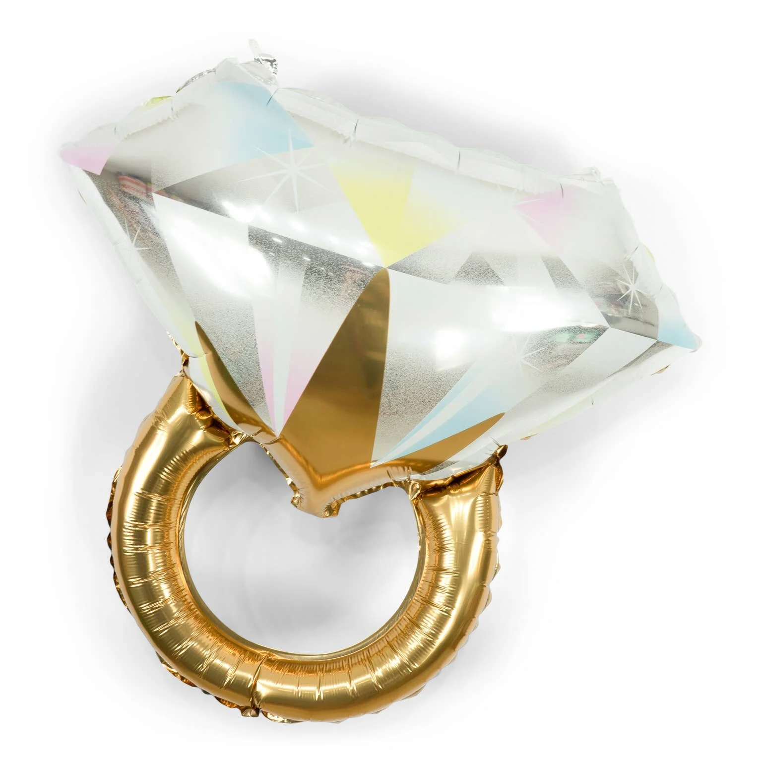 Gold Ring Mylar Balloon