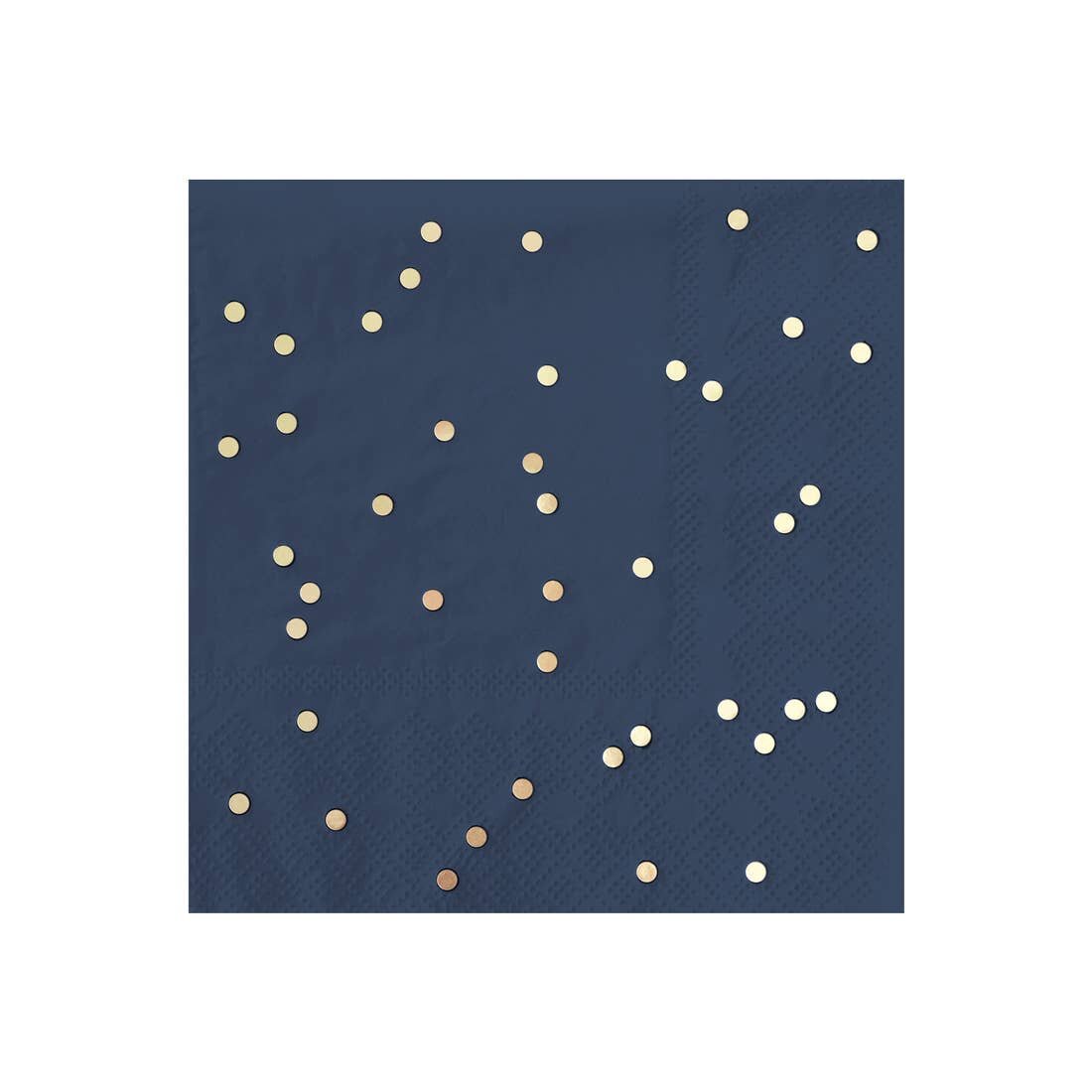 Navy + Gold Confetti Napkins