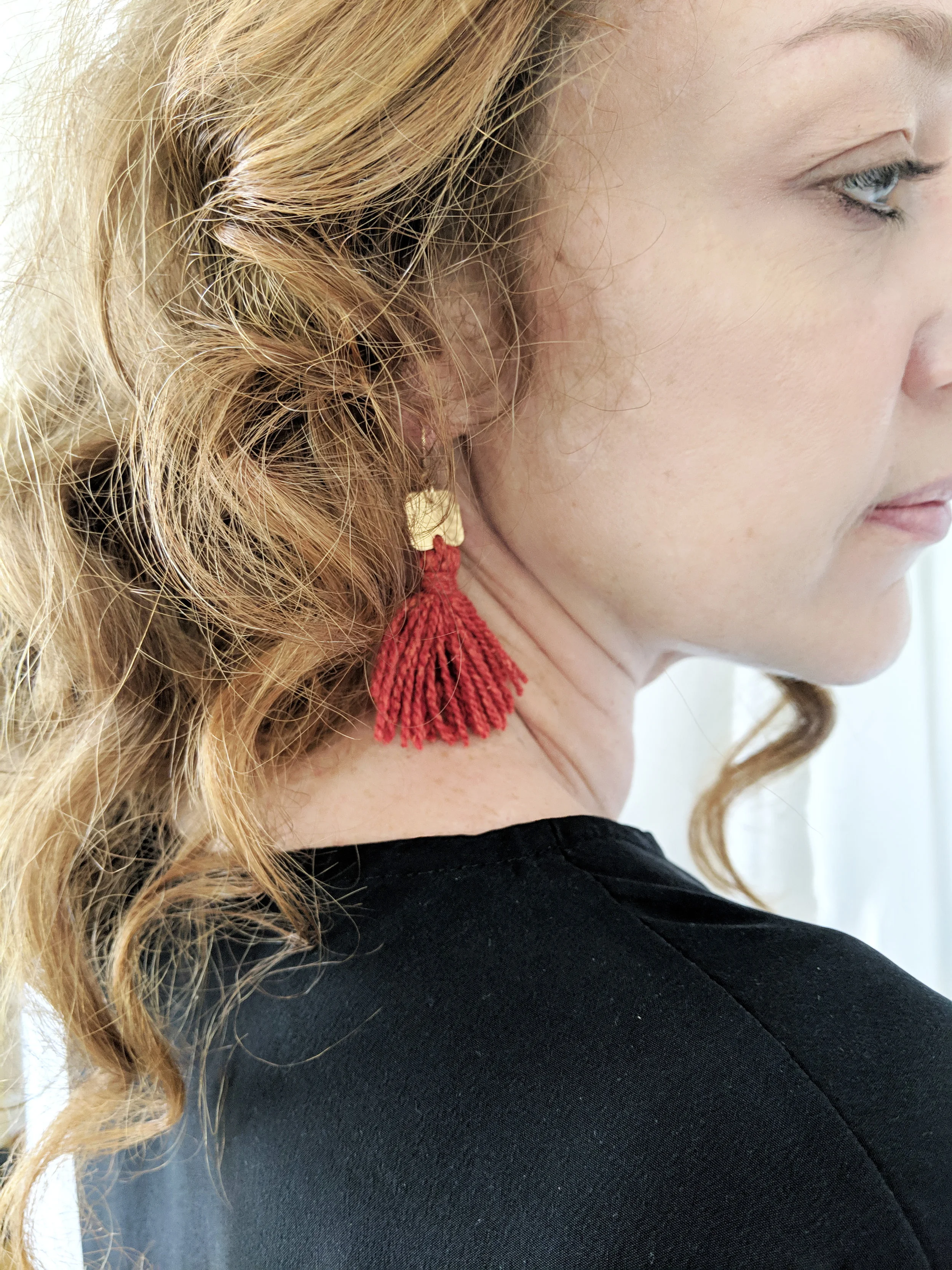 Kari Breitigam Principessa Earrings in Rust