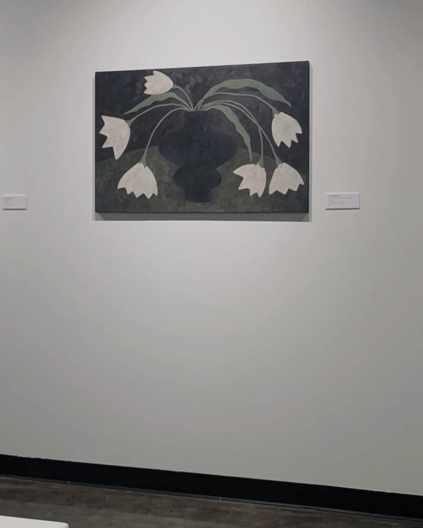 Life lately 🤍
1. &quot;Buxom&quot; at the UHCL art gallery
2. I love Saturdays because I can cook lunch at home.  Kimchi egg fried rice.
3. Packing up print orders
4. Studio displays
5. Color mixing exercise by my painting students
6. Hung artwork i