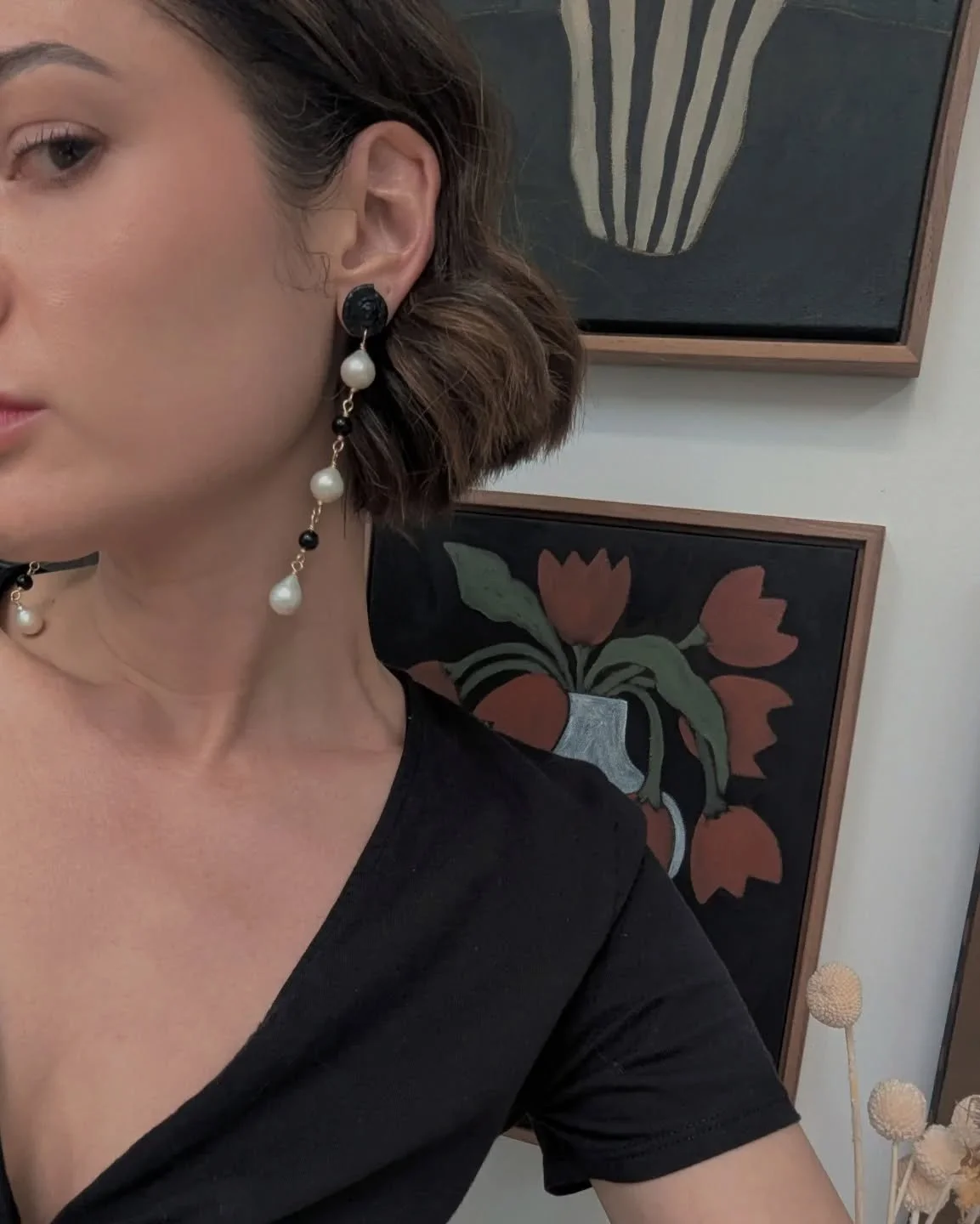 Fresh chop ~ now my earrings are longer than my hair