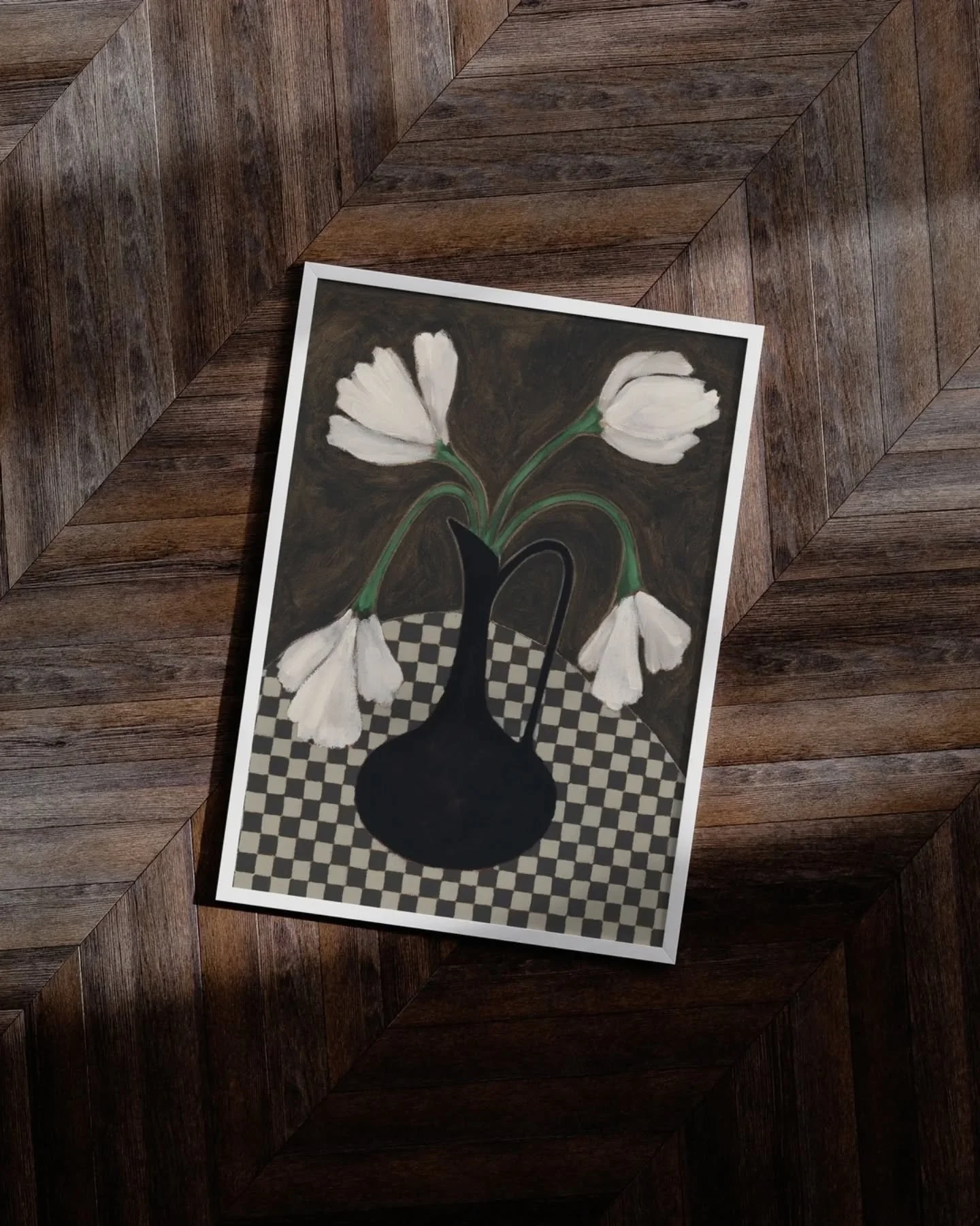 I adore painting quiet moments. &quot;Stiletto&quot; feels to me like a sunlit corner in an elegant but well-loved home - calm, composed, and timeless.
&quot;Stiletto&quot; gicl&eacute;e print ~ available in 5x7, 8x10, and 11x14