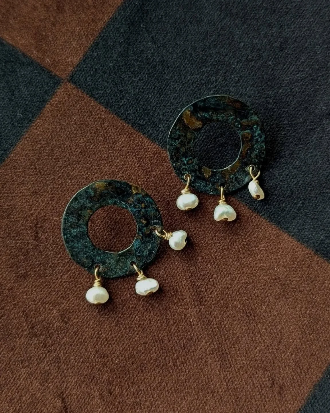 Truly one-of-a-kind. I love watching each piece shift as the patina develops - softening, darkening, and revealing tones you can&rsquo;t rush or replicate.
25% off for one more day, discount applies automatically at checkout ~ karibreitigam.com