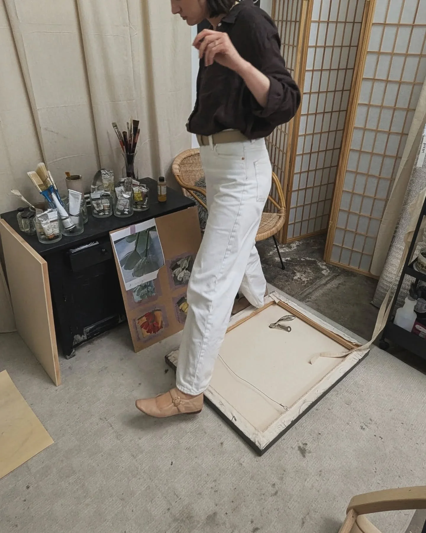 Starting a new collection often feels like the slowest part of this process.  Planning, experimenting, preparing canvases and boards.  I've probably been posting less because this is the "non-glamorous" stuff, although an absolutely necessa