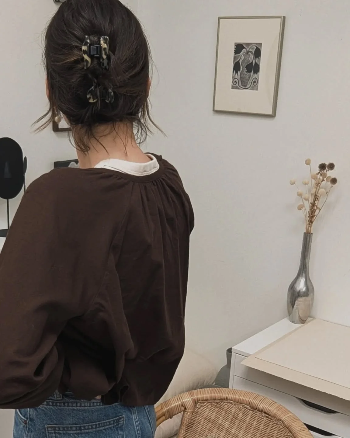 Framed this little charcoal vessel study