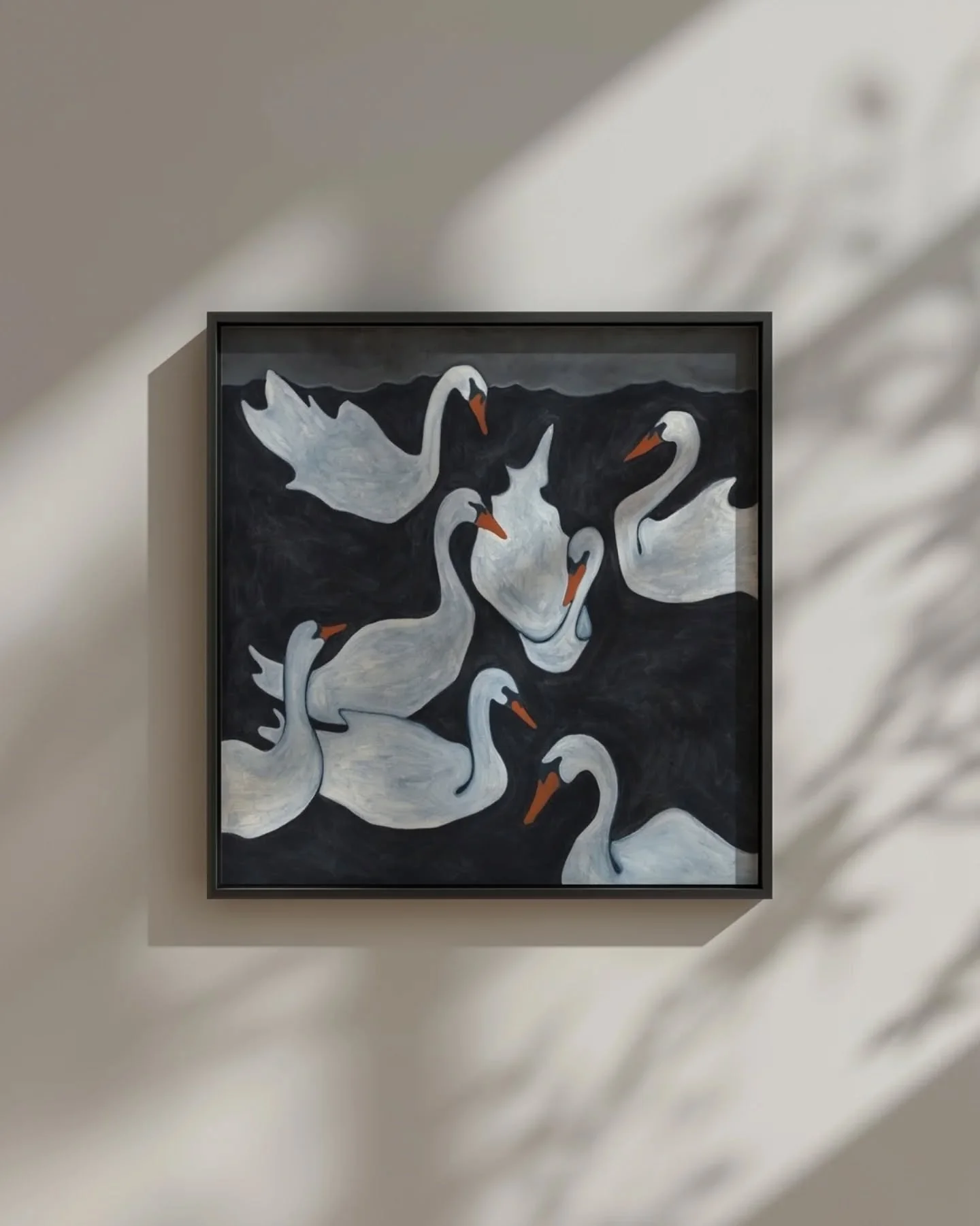 It&rsquo;s been a bit of a stressful week over here, but I&rsquo;m grateful to be surrounded by beautiful things that help me slow down - like these soft, graceful swans 🦢🦢🦢 
What helps you slow down at the end of the day?