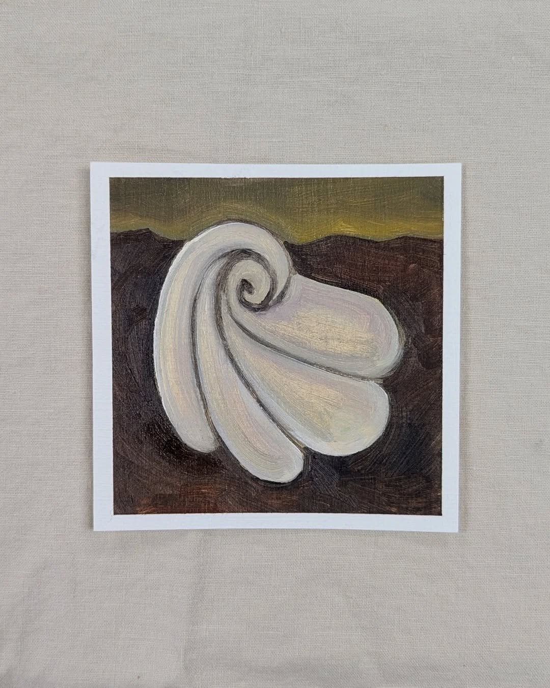 I've spent the last five weeks teaching a summer painting course, and each day we began class with a "little" - a tiny 4" x 4" painting. 

Working small has a way of quieting the inner critic. Each painting became a chance to expl