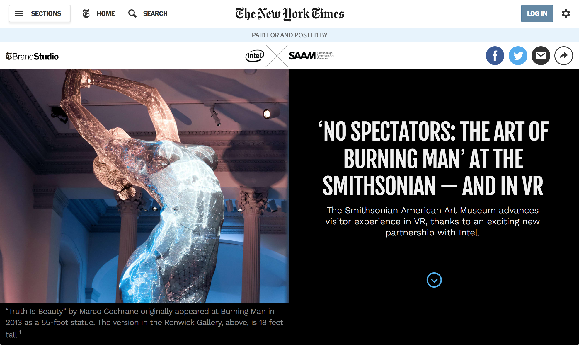 New York Times Sponsorship