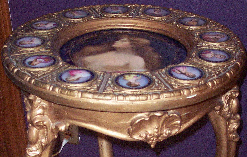 Table top before restoration