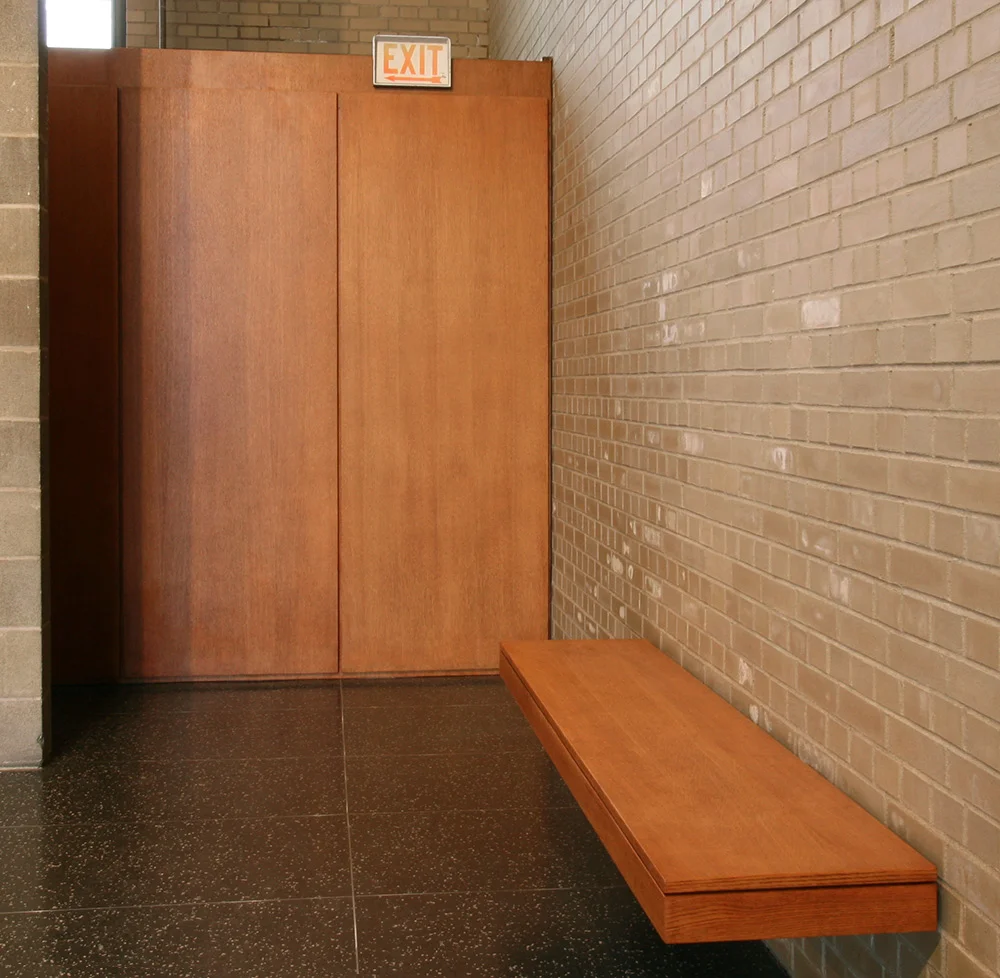 Carr Memorial Chapel interior detail after restoration
