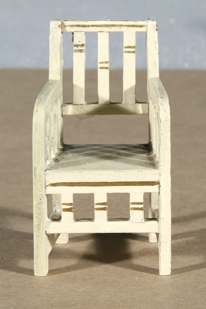 Photo: Dollhouse chair after being restored