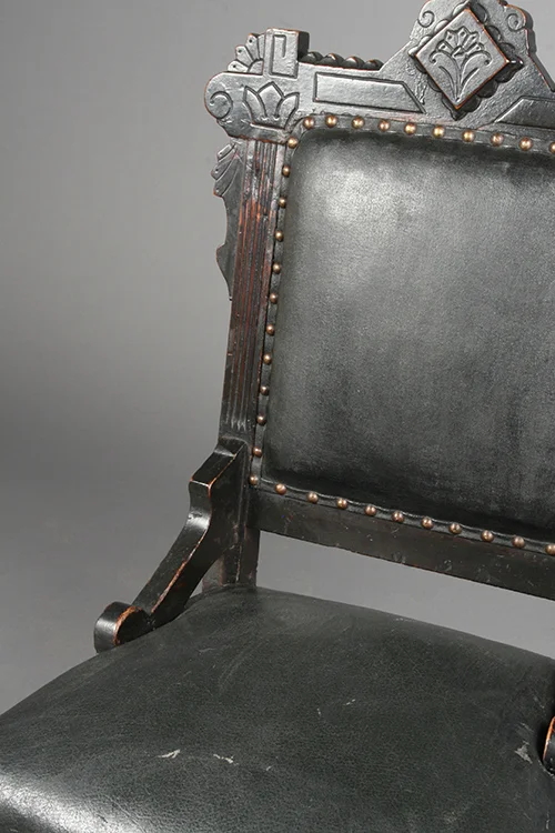 Re-upholstered chair