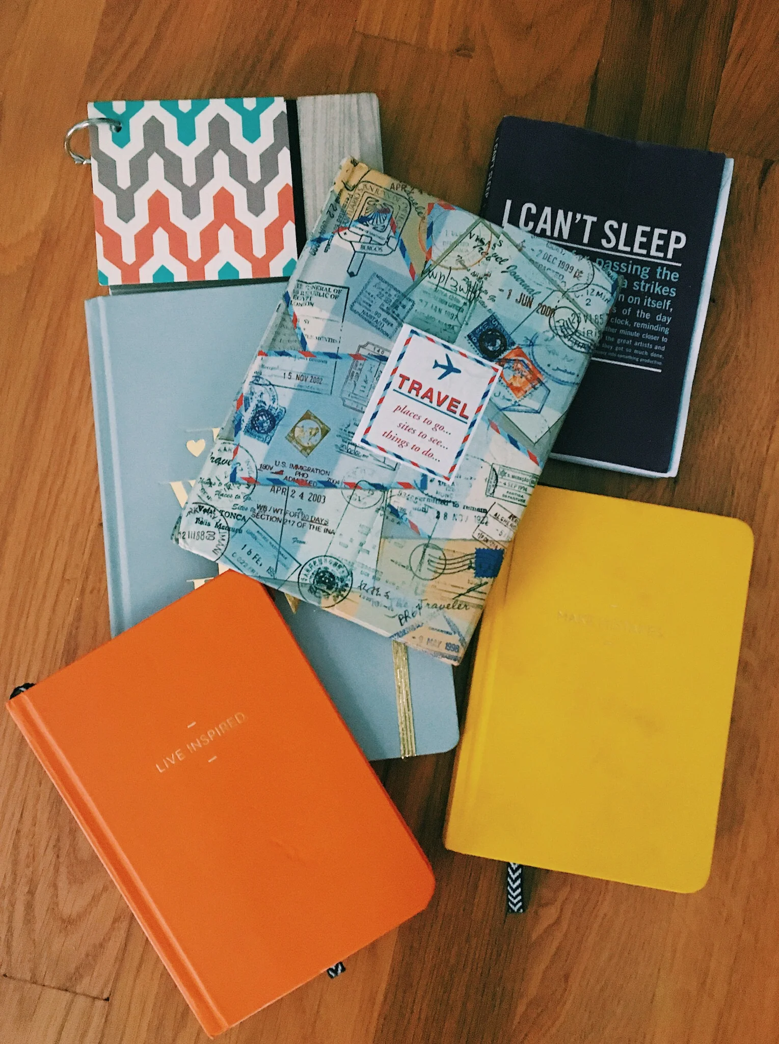 I keep several different journals at the same time, but each is about something unique. One is even dedicated to one trip I really miss (that’s how specific you can get with your writing)!