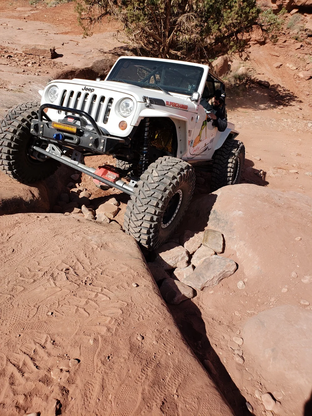 2009 Bright white 427lsx Supercharged JK — Denton Racing