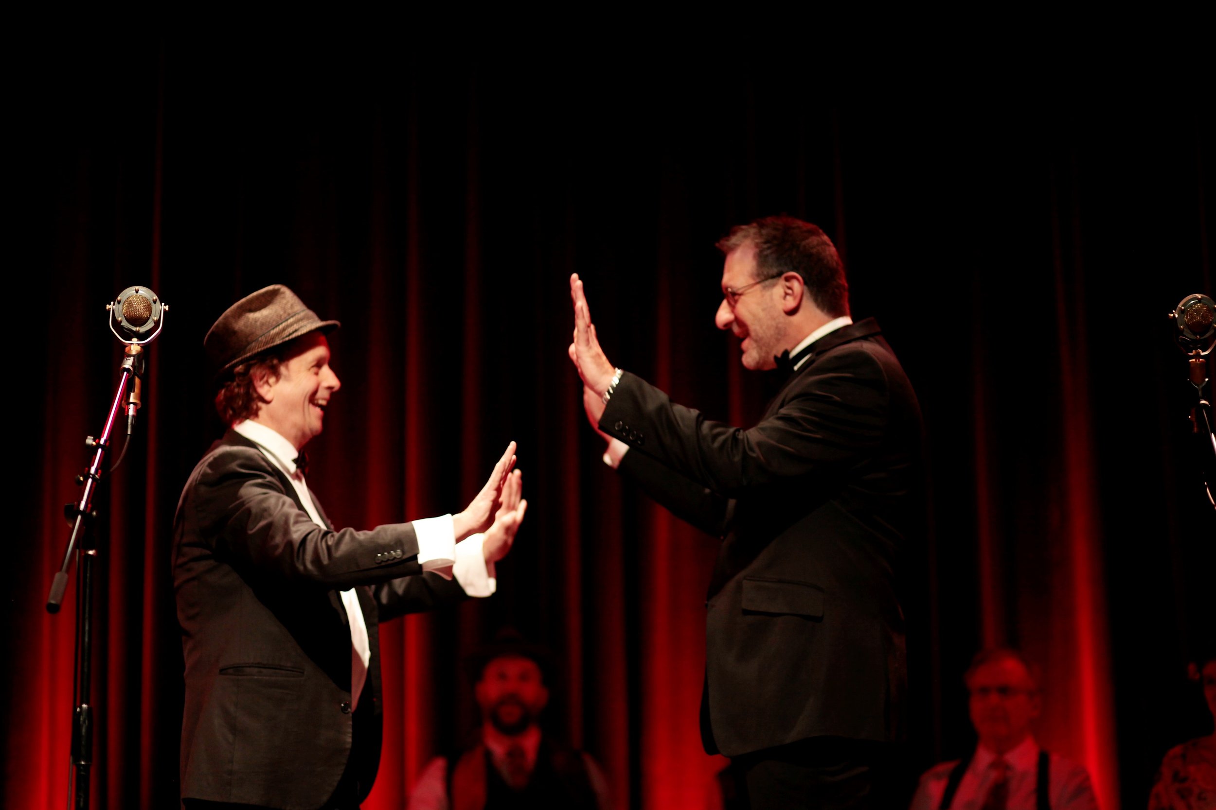 David and Kevin McDonald from "The Kids in the Hall" on stage at The Alberta Rose Theater in PDX (Copy)