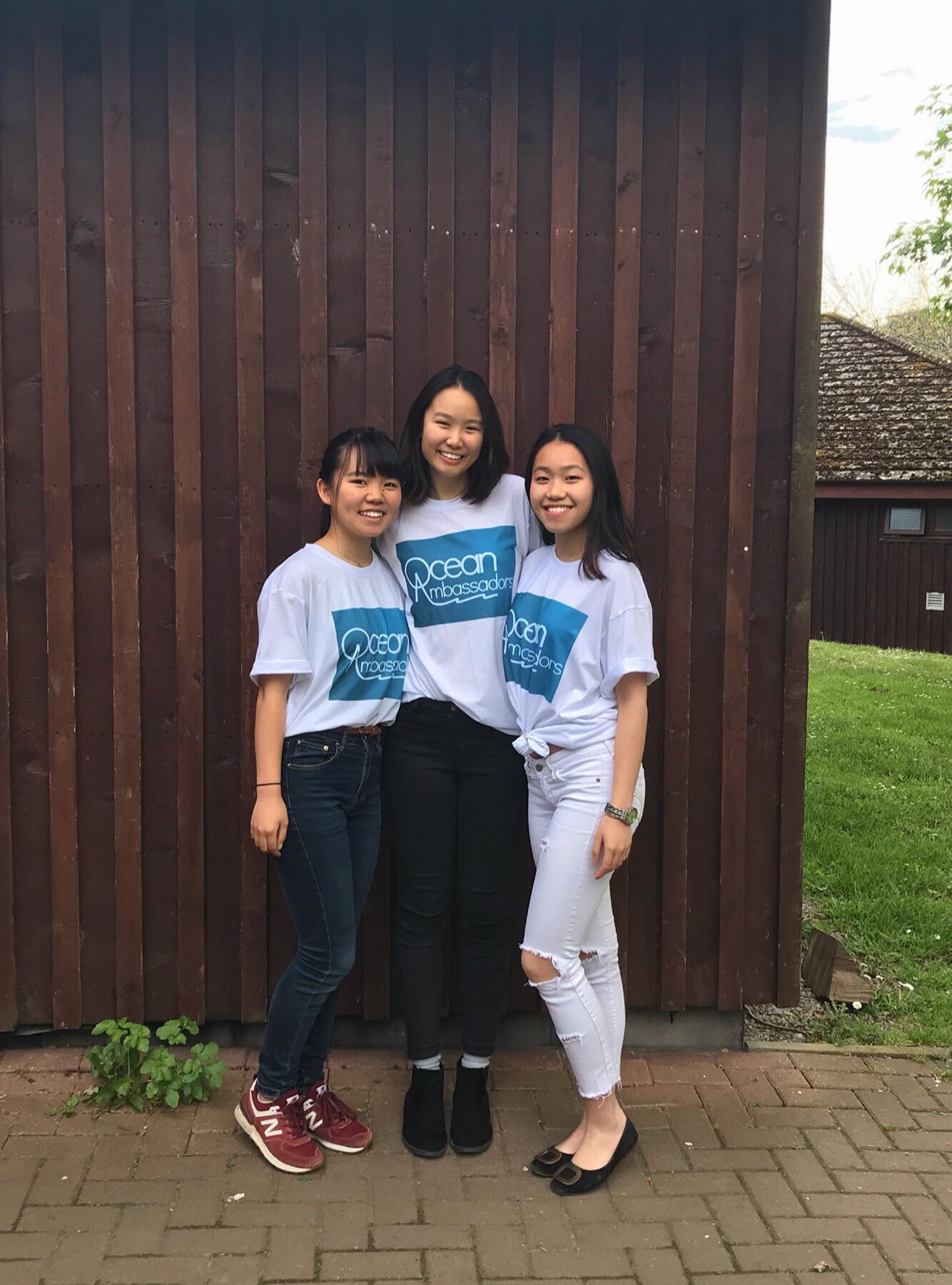 Left to right: Asako Kitai (Japan), Napat Luanpolcharoenchai (Thailand), and Hayley Lai (Hong Kong & Canada)