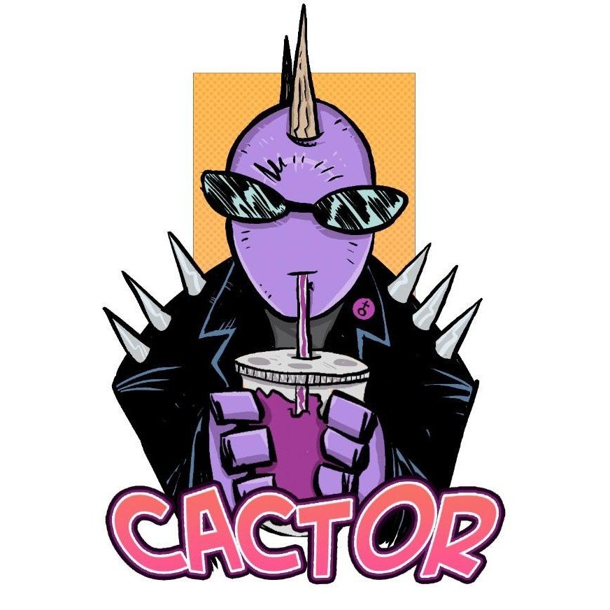 Having holidayed at Surfstation Flayvor 9, Cactor now has ridden the waves of the eclipse back to earth. DESTINATION YOUR TASTE BUDS
Cactor is Bactor Bay-Bee

Art by @adamfarster