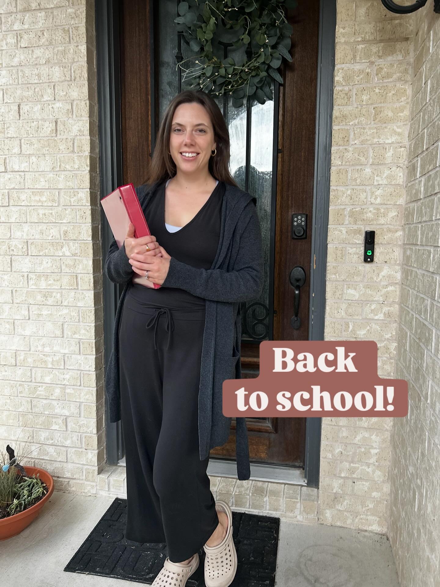 🎒My son took my back-to-school pics! 🎒
Just had my first trip back to the (virtual) classroom. It was a long walk from the doorstep to the laptop. 😮‍💨
For real though, I loved it. I know it’s going to be hard to balance my own schoolw