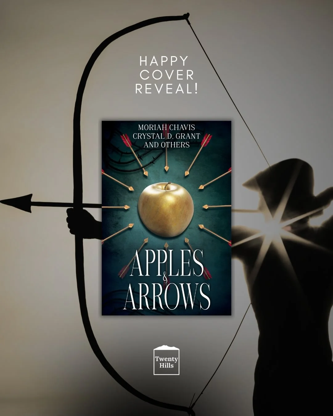 I&rsquo;m a couple days late but&hellip;

Happy Cover Reveal to Apples and Arrows! 🍎💘

The second book in @twenty_hills&rsquo; Crimson Book Collection, Apples &amp; Arrows includes novellas and novelettes that rediscover the macabre and magical wor