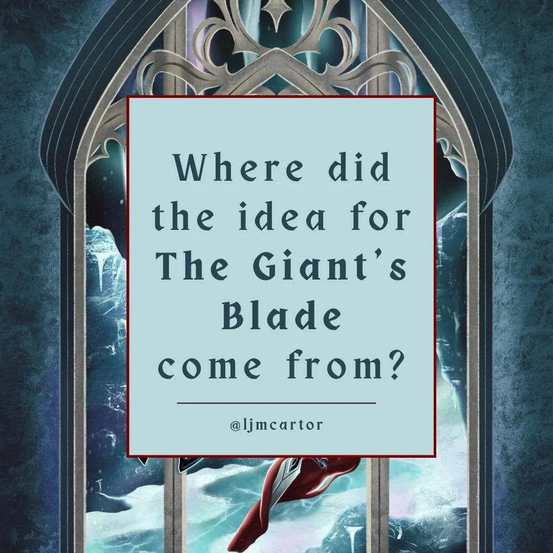 Where did the idea for The Giant&rsquo;s Blade come from? 

When I first drafted The Giant&rsquo;s Blade in 2024, I&rsquo;d recently read the book of 1 Samuel in the Bible. It contains the famous story of David and Goliath. But if you keep reading a 