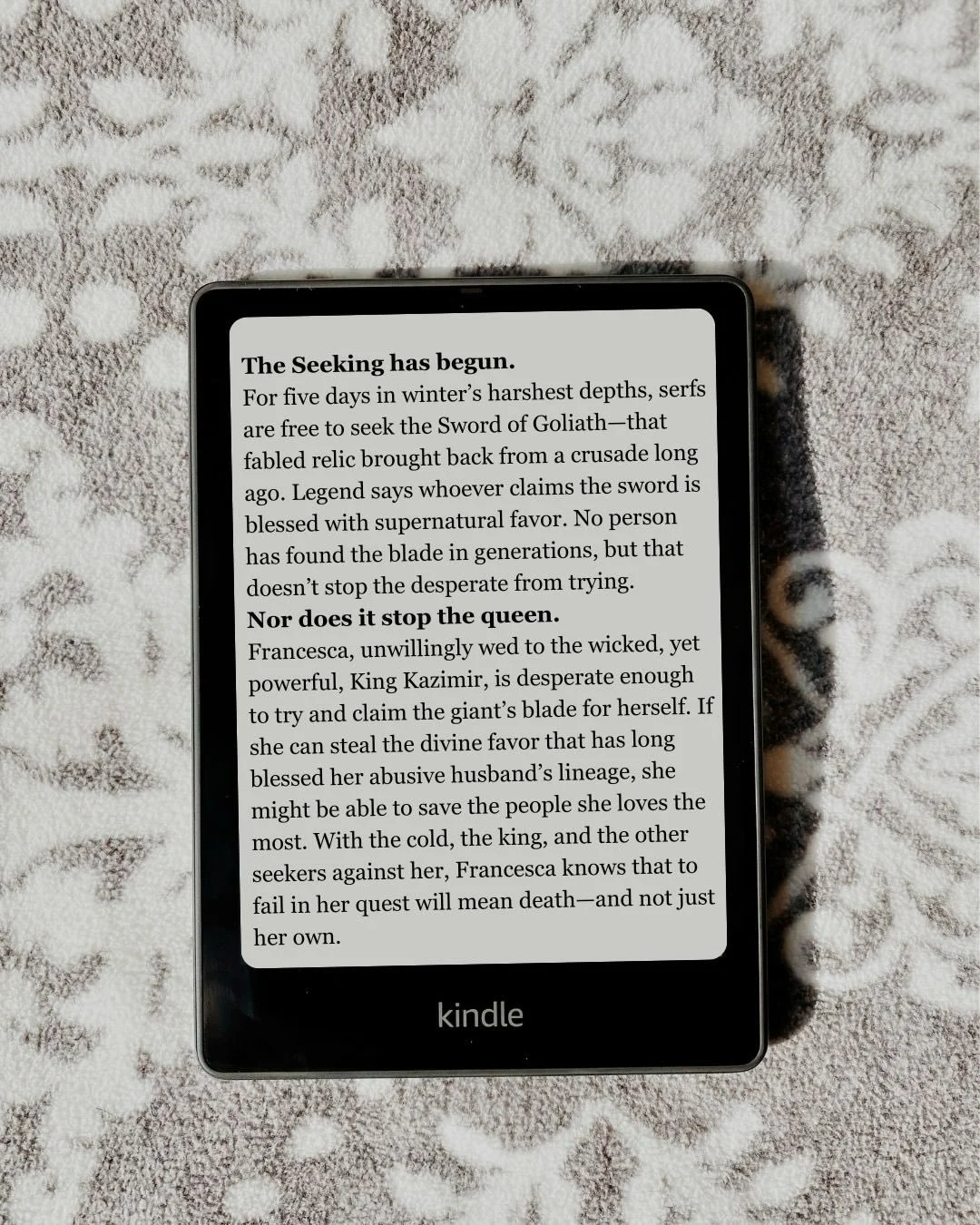 The Giant&rsquo;s Blade is releasing in 8 days. Here&rsquo;s what you should know&hellip;

🗡️ It is a short story, equal to about 21 book-length pages. You can probably read it in half an hour. This makes it the perfect quick escape, with plenty to 