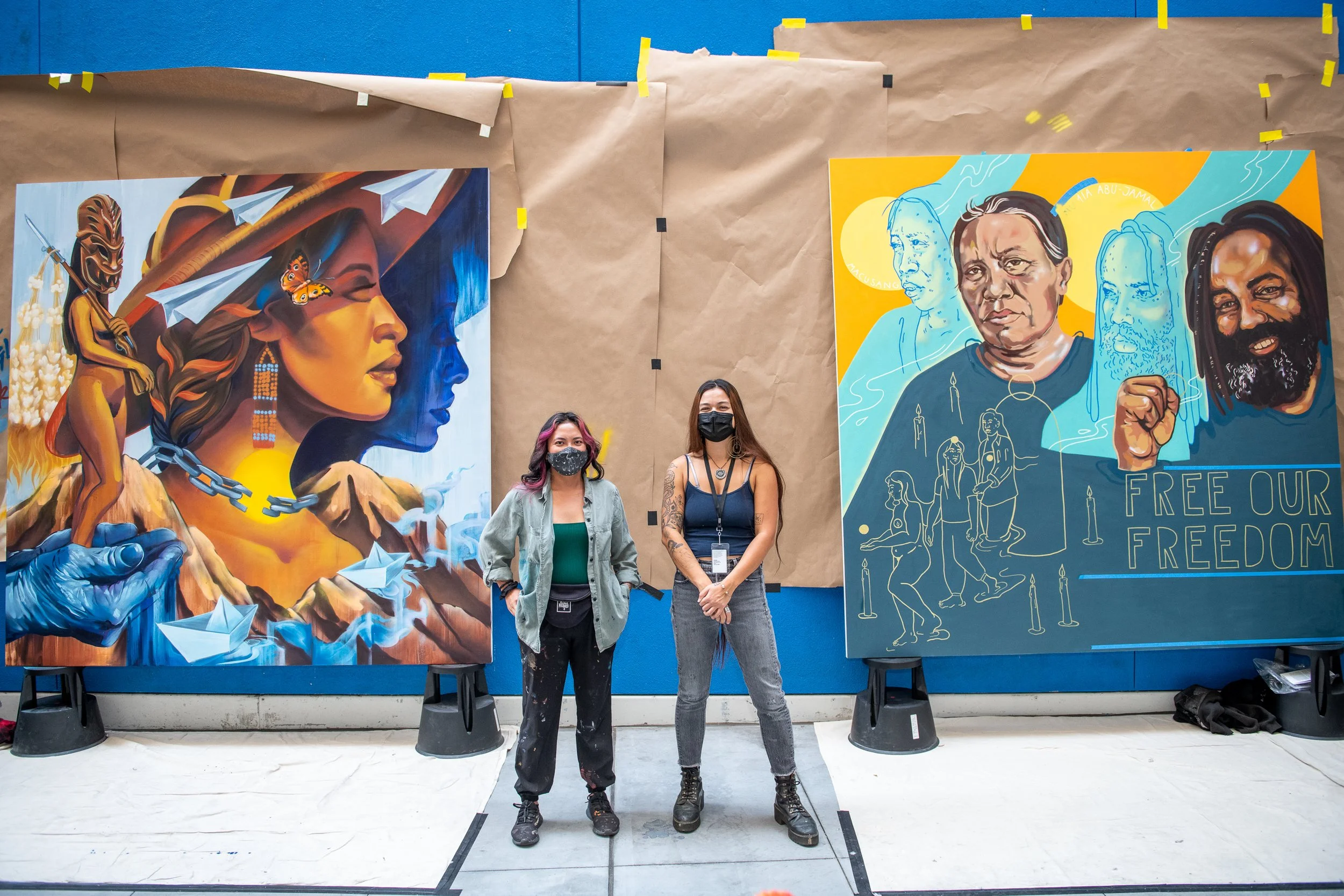 Mini Murals at the new SOMA Pilipinas office