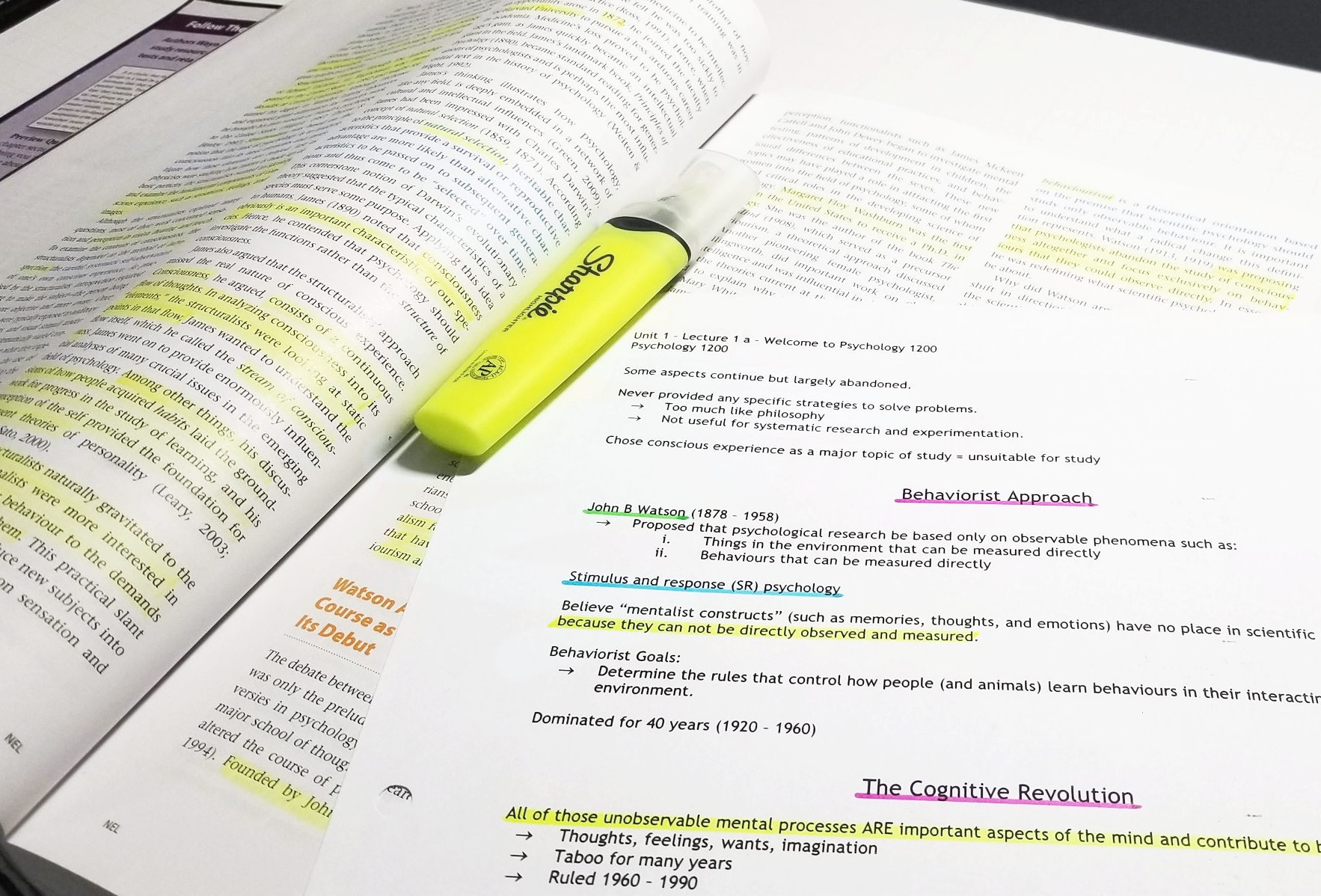 Study Tip for the Day: Use different colored pens when taking notes for  class or while studying. The chang…