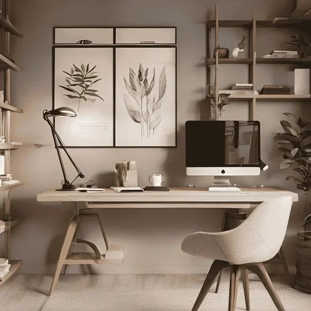 Study space and supply organization that makes studying easier