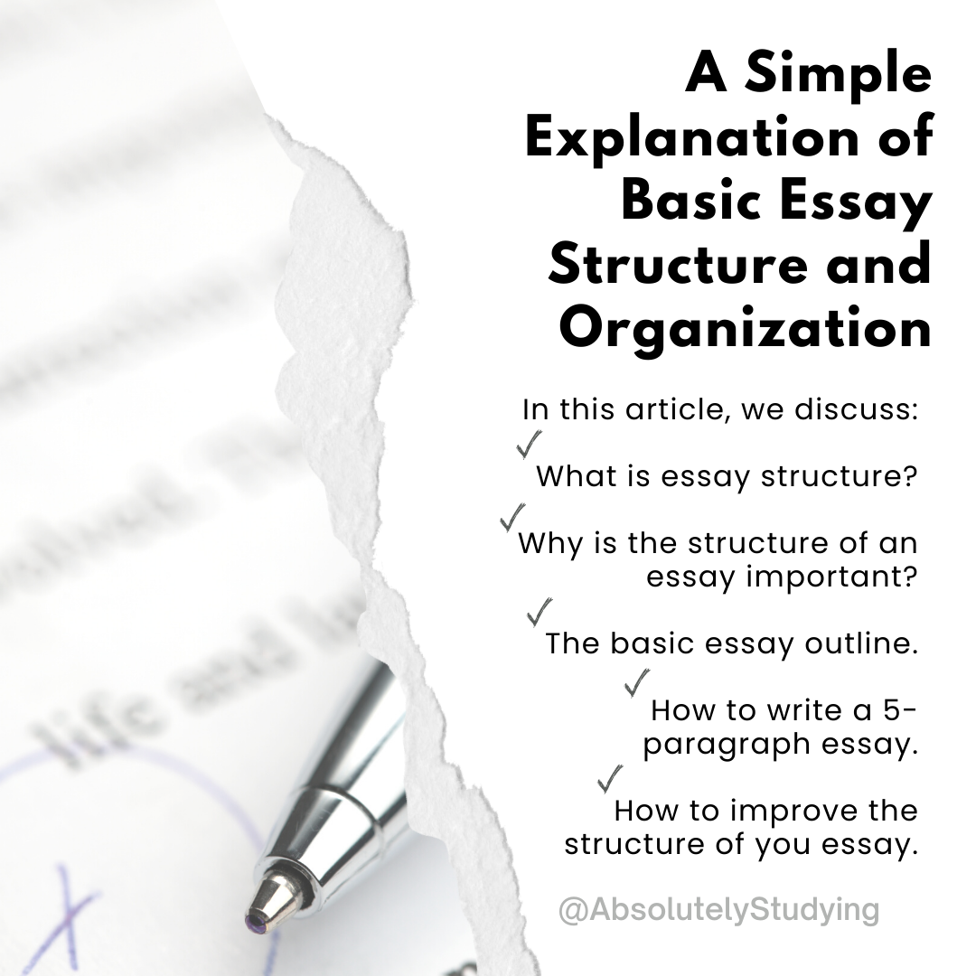 A Simple Explanation of Basic Essay Structure and Organization