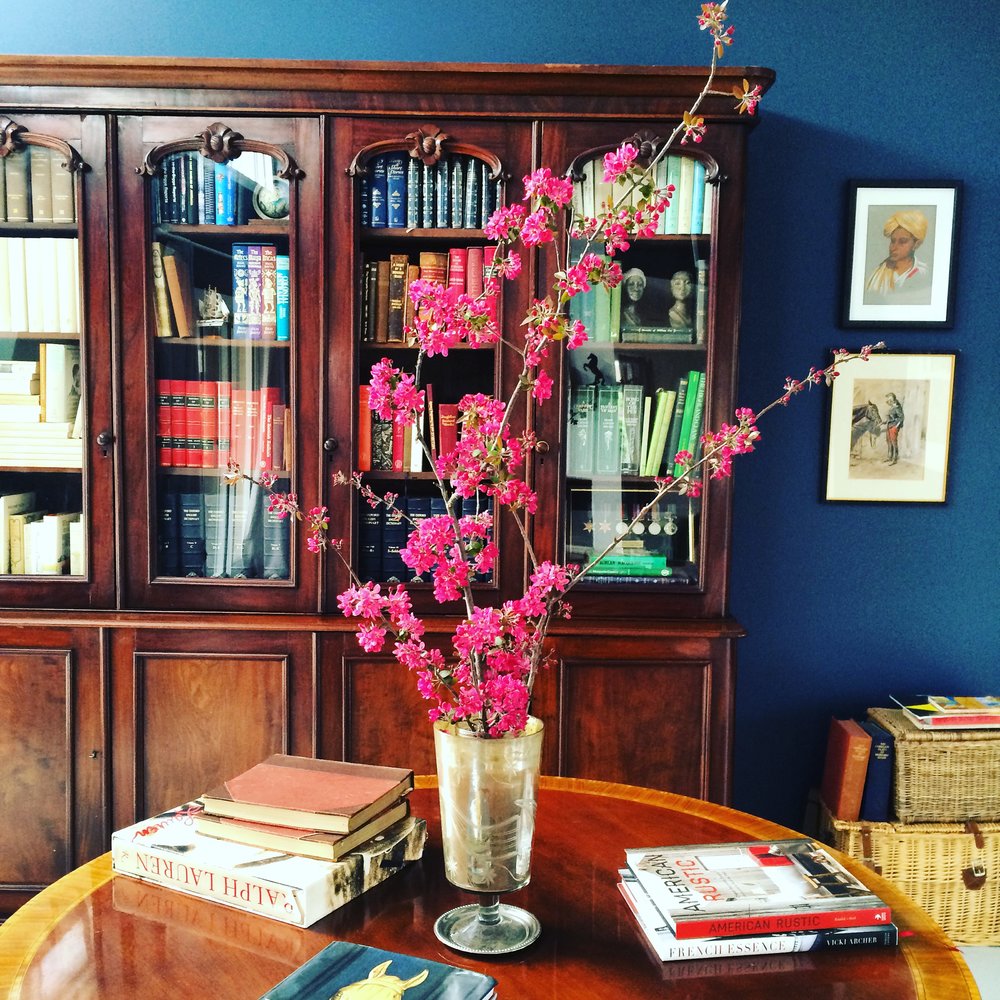 Antique Bookcase in home library