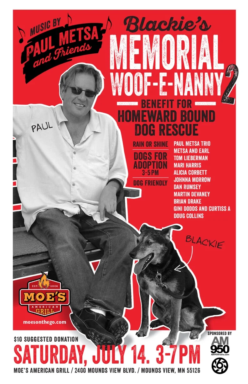 Blackie's Memorial Woof-E-Nanny: Benefit for Homeward Bound Dog Rescue