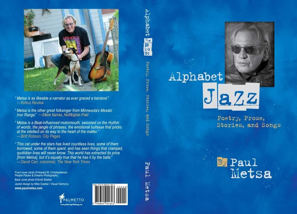 Front and back of Alphabet Jazz book.
