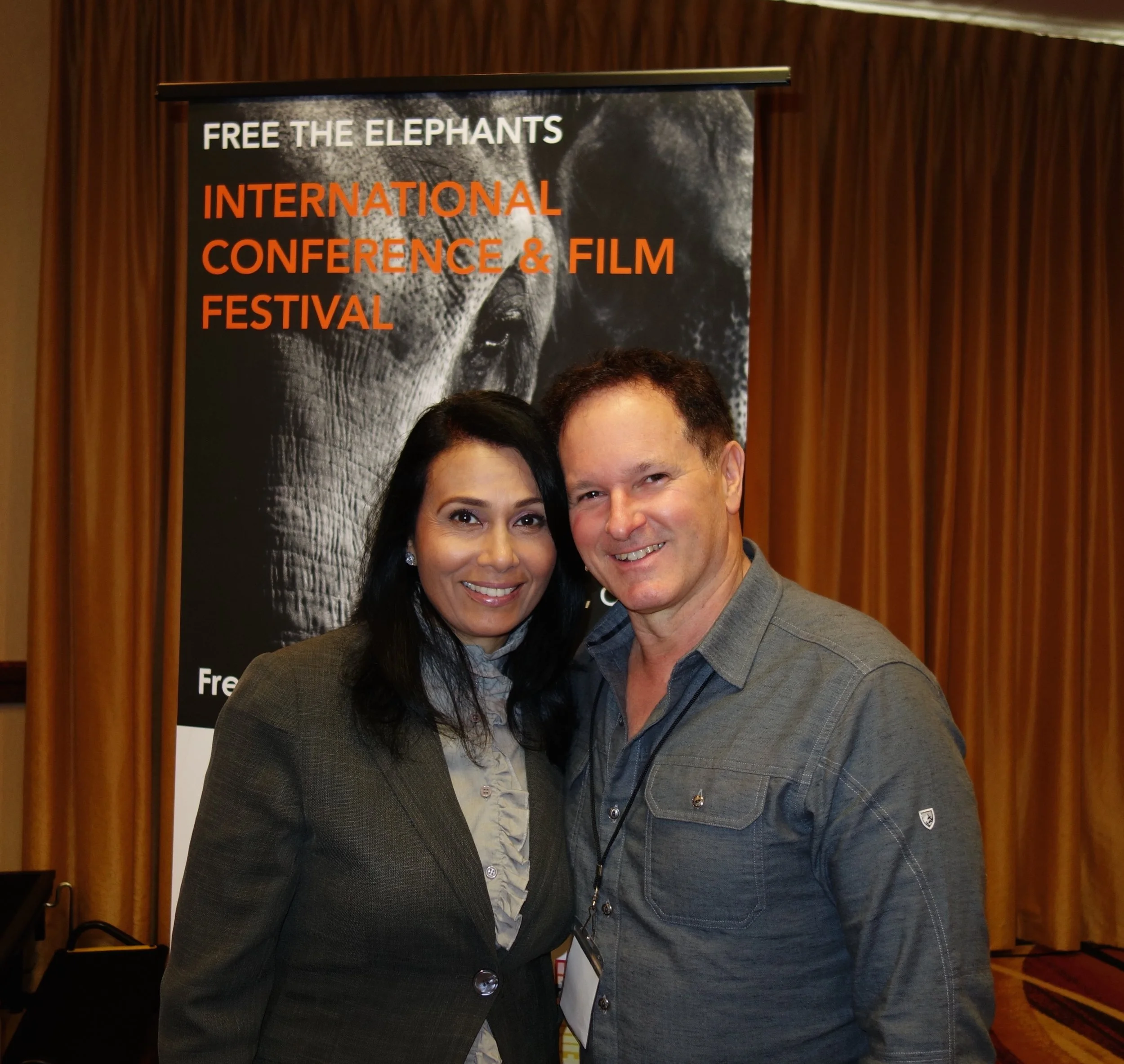 With Sangita Iyer, Producer of Gods in Shackles