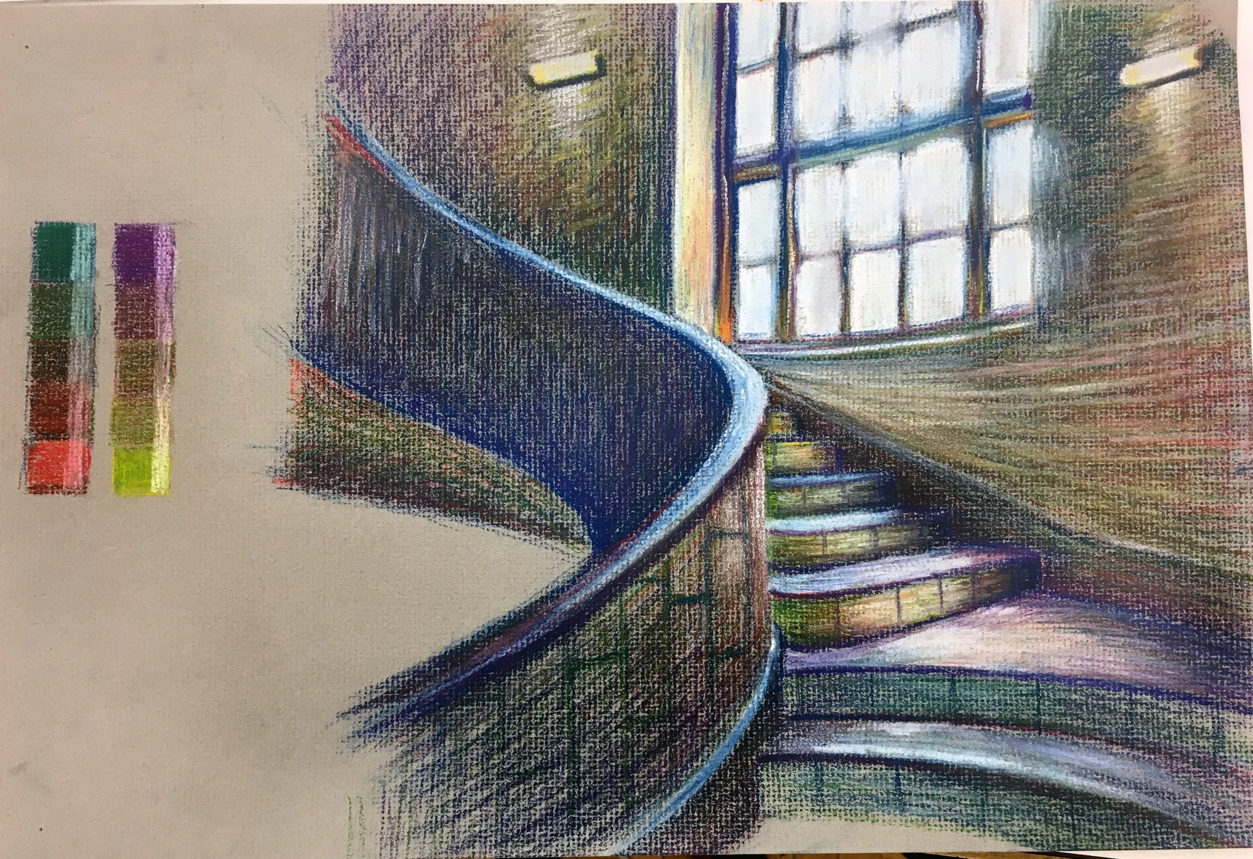 Baker Hall Staircase