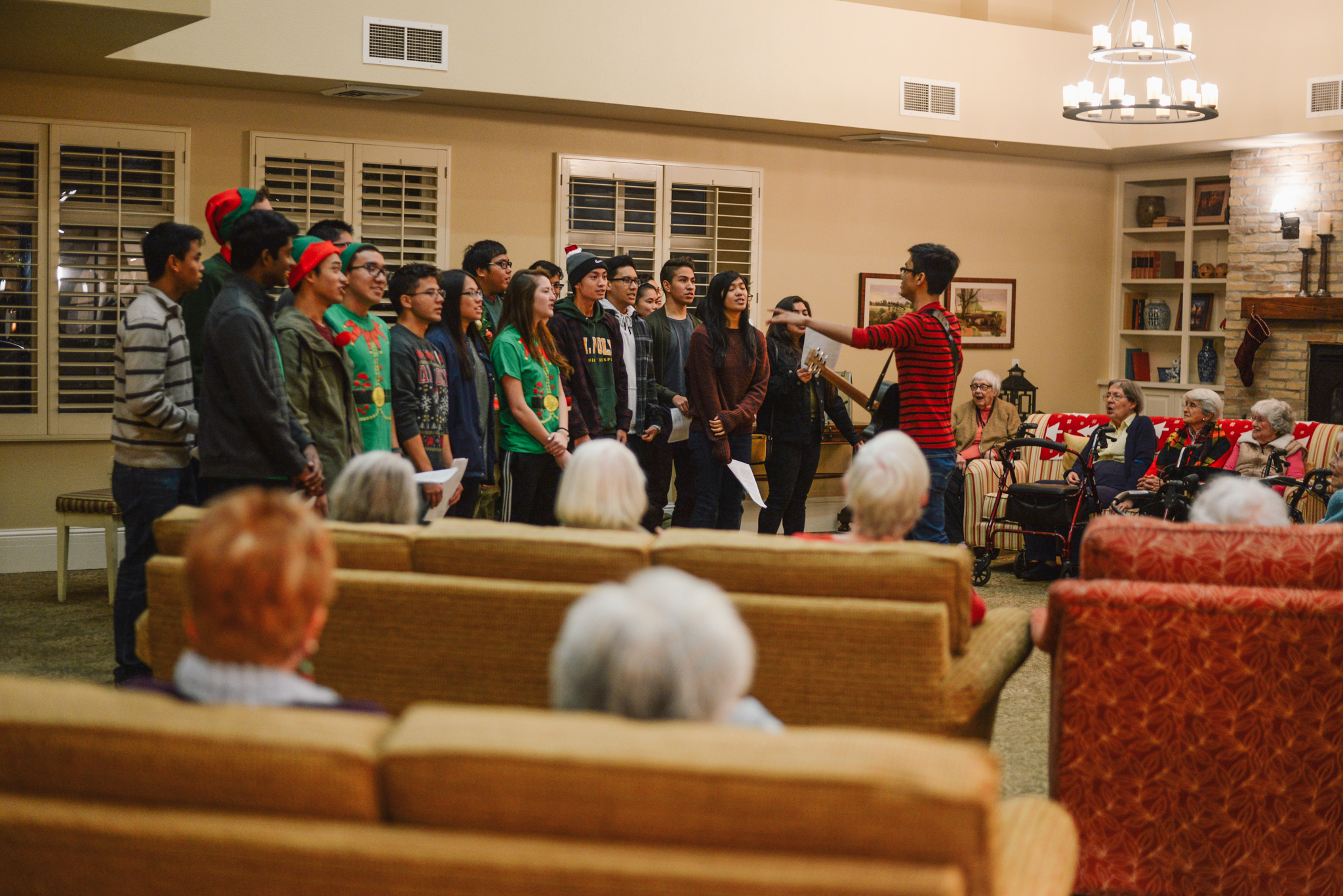 Ating Himig &amp; Outreach caroling at The Villages Retirement Home (Copy) (Copy) (Copy) (Copy)