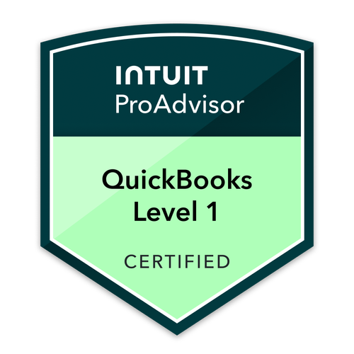 Intuit ProAdvisor QuickBooks Level 1 Certified