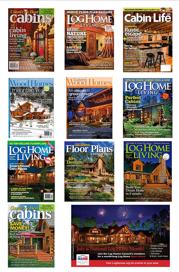  Log and timber frame home covers 