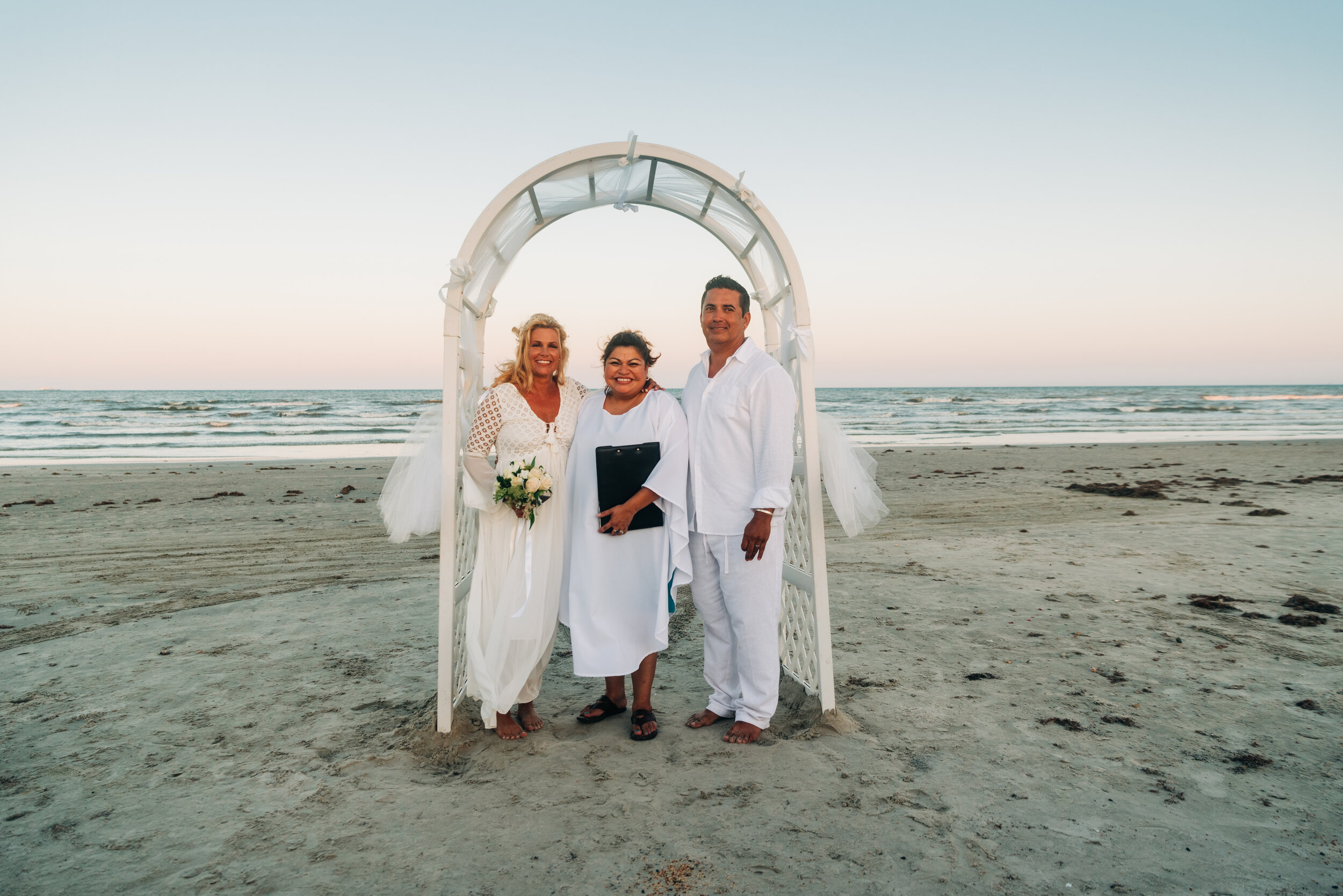 The Love Officiant Texas Beach Wedding