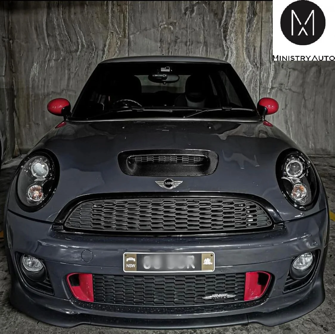MINI Headlight Surround Covers - Piano Black or Matte Black R56 R55 R57 R58 R59