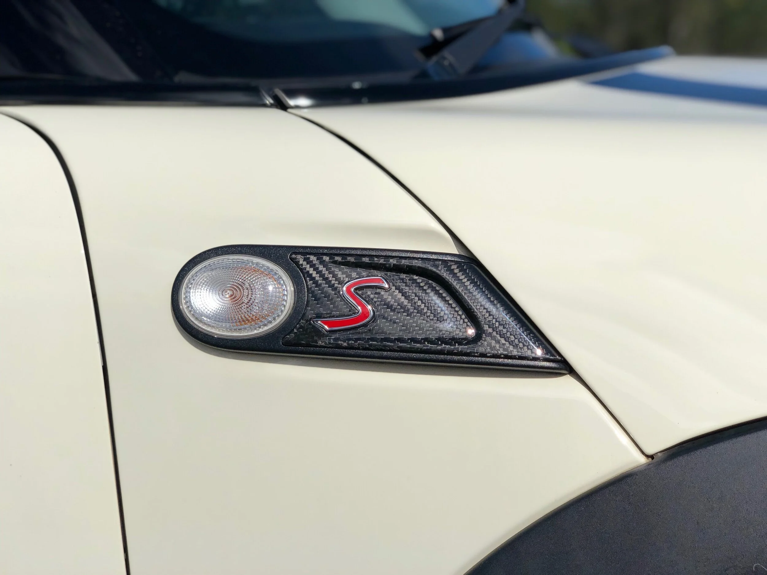 Mini Cooper S F55 F56 F57 Gloss Black Side Indicator Scuttle Covers Pair 2014-20 | UK